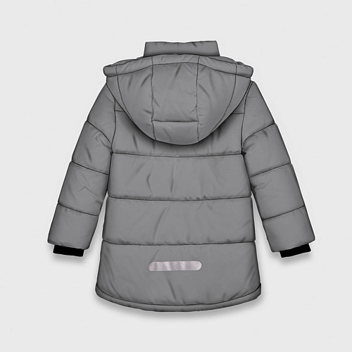 Зимняя куртка для девочки Рыцарь / 3D-Черный – фото 2