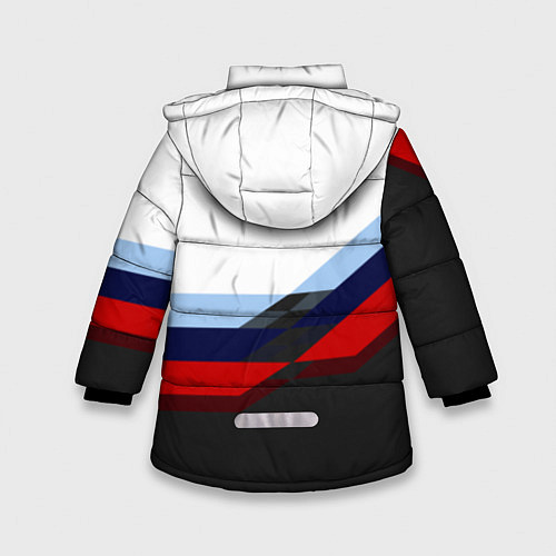Зимняя куртка для девочки BMW M SPORT / 3D-Черный – фото 2
