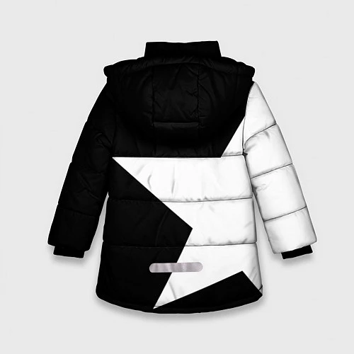 Зимняя куртка для девочки FC Juventus: Star / 3D-Черный – фото 2
