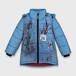 Зимняя куртка для девочки Костюм врача кровь