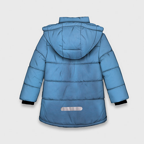 Зимняя куртка для девочки Костюм врача / 3D-Черный – фото 2