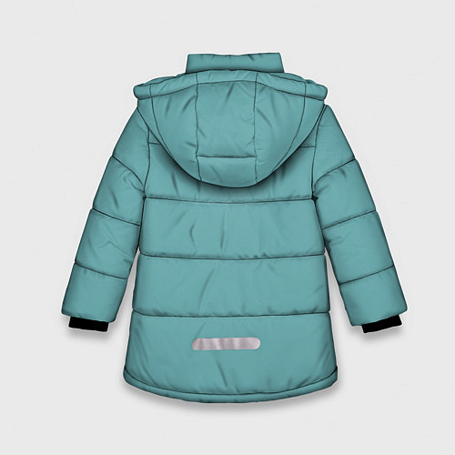 Зимняя куртка для девочки Фрида / 3D-Черный – фото 2