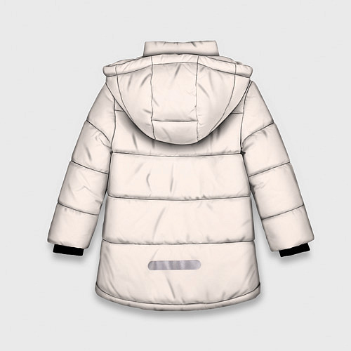 Зимняя куртка для девочки Cuphead: Street Art / 3D-Черный – фото 2