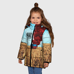 Куртка зимняя для девочки PUBG Box, цвет: 3D-красный — фото 2