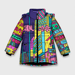 Зимняя куртка для девочки Токио сити