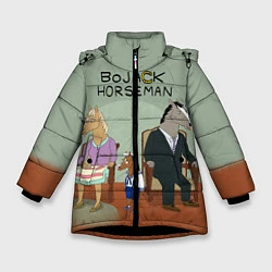 Зимняя куртка для девочки BoJack Horseman