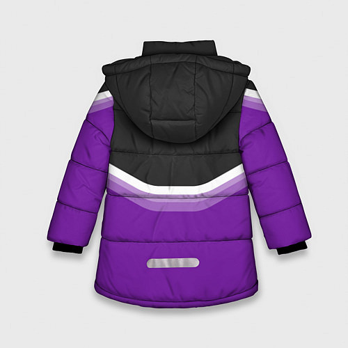 Зимняя куртка для девочки Fortnite Violet / 3D-Черный – фото 2