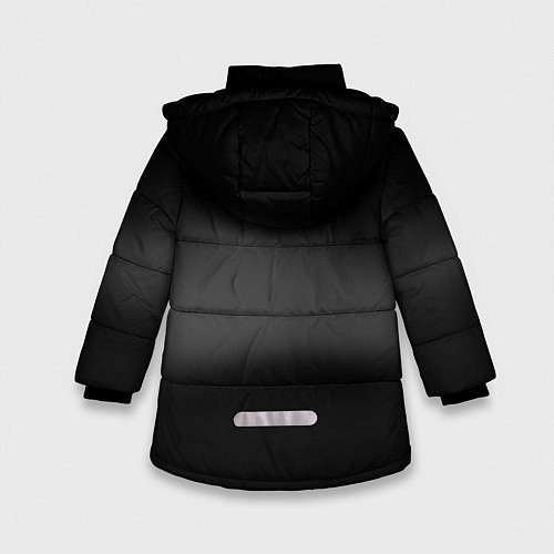 Зимняя куртка для девочки Wolfenstein Battle / 3D-Черный – фото 2
