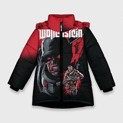 Зимняя куртка для девочки Wolfenstein: Retro Poster