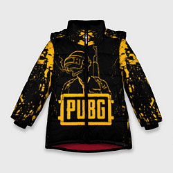 Зимняя куртка для девочки PUBG: Black Soldier
