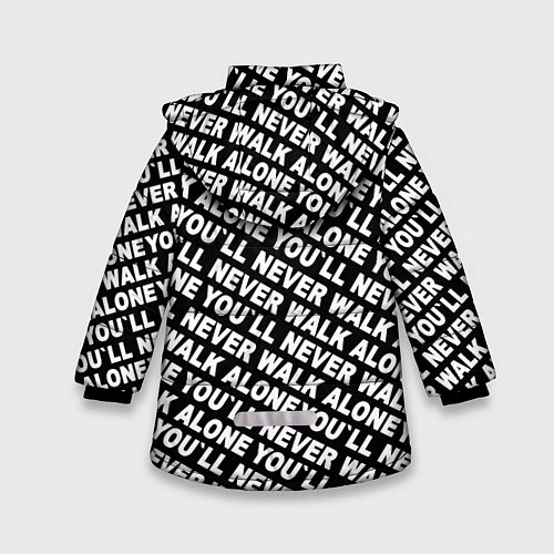 Зимняя куртка для девочки YNWA / 3D-Черный – фото 2