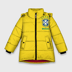 Зимняя куртка для девочки Сборная Бразилии