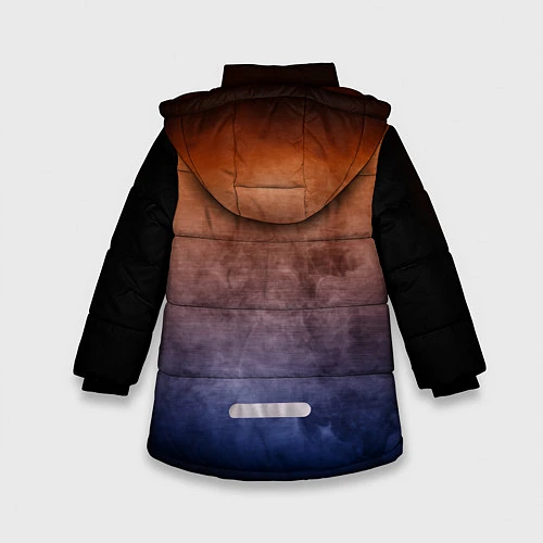 Зимняя куртка для девочки Dead by April / 3D-Черный – фото 2