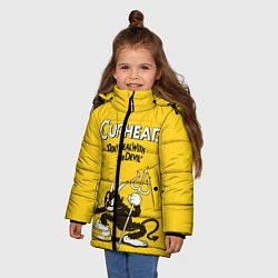 Куртка зимняя для девочки Cuphead: Black Devil, цвет: 3D-черный — фото 2