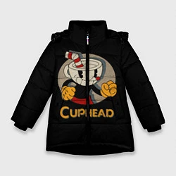 Зимняя куртка для девочки Cuphead: Mugman
