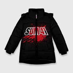 Куртка зимняя для девочки Sum 41: Hot Blood, цвет: 3D-черный