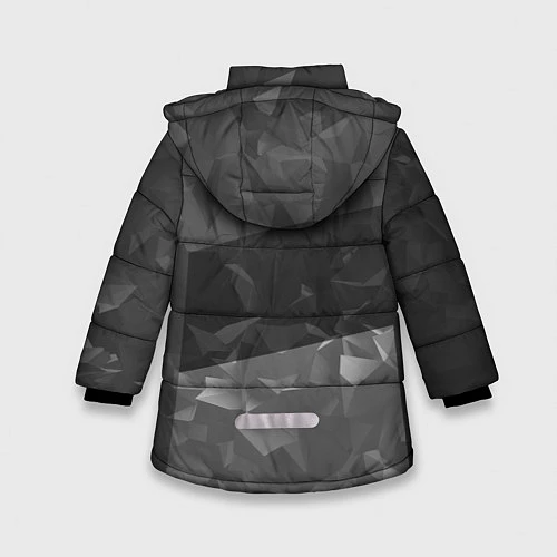 Зимняя куртка для девочки MITSUBISHI SPORT / 3D-Черный – фото 2