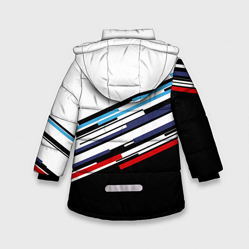 Зимняя куртка для девочки BMW BRAND COLOR БМВ / 3D-Черный – фото 2