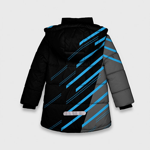 Зимняя куртка для девочки BMW SPORT / 3D-Черный – фото 2