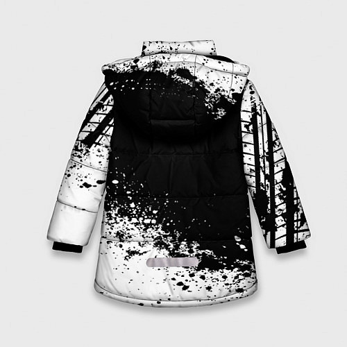 Зимняя куртка для девочки Opel: Black Spray / 3D-Черный – фото 2