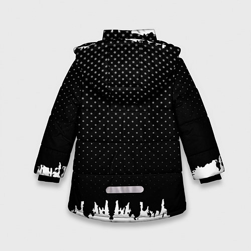 Зимняя куртка для девочки BMW Black Style / 3D-Черный – фото 2