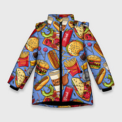 Зимняя куртка для девочки Fastfood Life