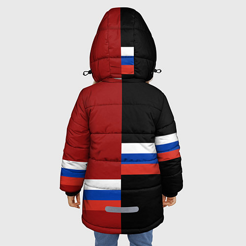 Зимняя куртка для девочки Altai, Russia / 3D-Красный – фото 4