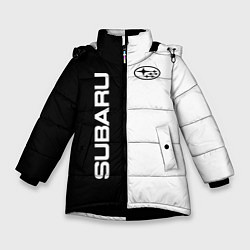 Зимняя куртка для девочки Subaru B&W