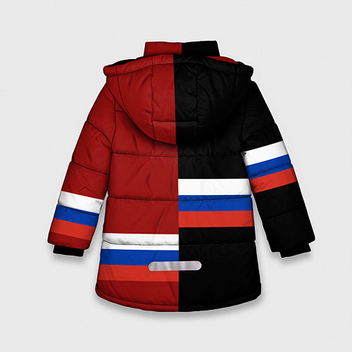Зимняя куртка для девочки Primorye, Russia / 3D-Черный – фото 2