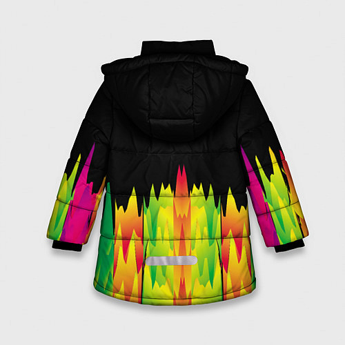 Зимняя куртка для девочки Imagine Dragons: Radioactive / 3D-Черный – фото 2