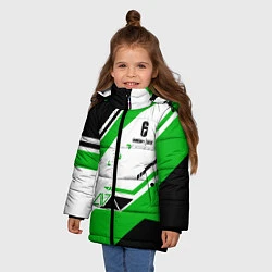 Куртка зимняя для девочки RAINBOW SIX SIEGE, цвет: 3D-черный — фото 2