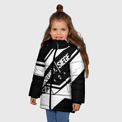 Куртка зимняя для девочки RAINBOW SIX SIEGE R6S, цвет: 3D-светло-серый — фото 2