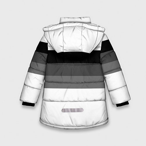 Зимняя куртка для девочки CS:GO Shade of Grey / 3D-Черный – фото 2