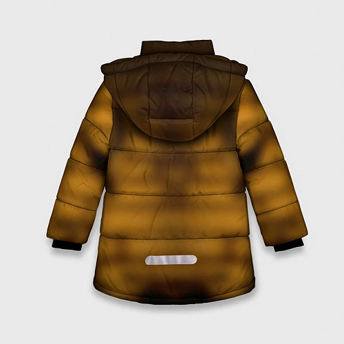 Зимняя куртка для девочки Bendy and the ink machine / 3D-Черный – фото 2