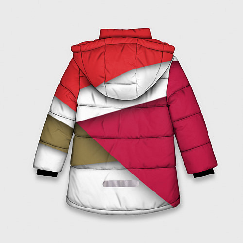 Зимняя куртка для девочки FC Arsenal / 3D-Черный – фото 2