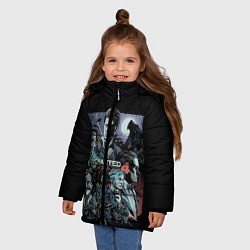 Куртка зимняя для девочки Uncharted 4, цвет: 3D-красный — фото 2