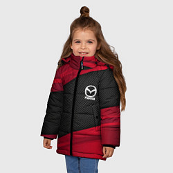 Куртка зимняя для девочки Mazda: Red Sport, цвет: 3D-светло-серый — фото 2