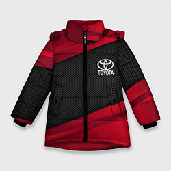 Куртка зимняя для девочки Toyota: Red Sport, цвет: 3D-красный