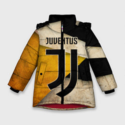 Куртка зимняя для девочки FC Juventus: Old Style, цвет: 3D-красный