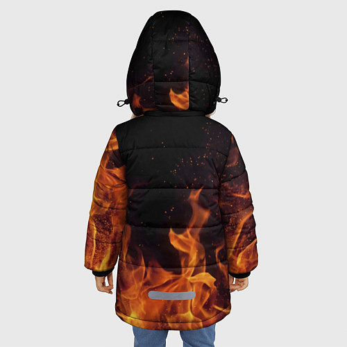 Зимняя куртка для девочки OOMPH! / 3D-Светло-серый – фото 4