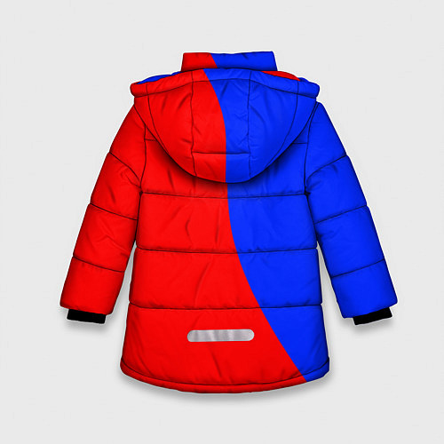 Зимняя куртка для девочки Уличный баскетболист / 3D-Черный – фото 2
