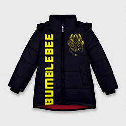 Куртка зимняя для девочки Bumblebee Style, цвет: 3D-красный