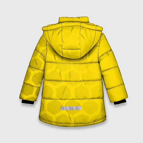 Зимняя куртка для девочки Brazil Team: WC 2018 / 3D-Черный – фото 2