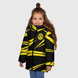 Куртка зимняя для девочки FC Borussia: BVB Sport, цвет: 3D-красный — фото 2
