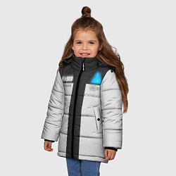 Куртка зимняя для девочки RK900: Become Human, цвет: 3D-красный — фото 2