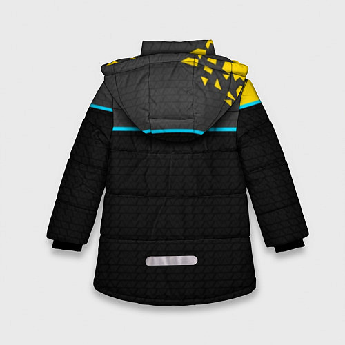 Зимняя куртка для девочки JB300 Android / 3D-Черный – фото 2