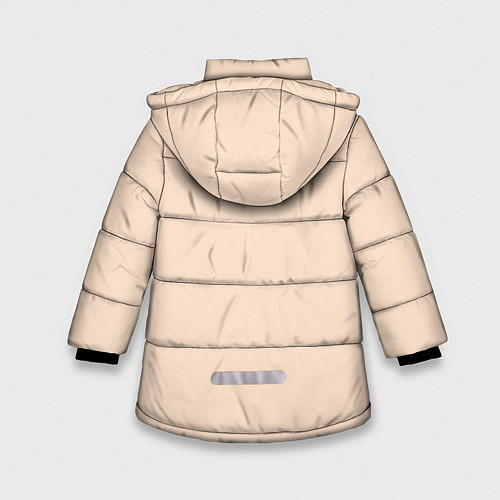 Зимняя куртка для девочки Унесённые призраками / 3D-Черный – фото 2