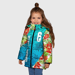 Куртка зимняя для девочки Rainbow Six: Sunsplash Pack, цвет: 3D-черный — фото 2