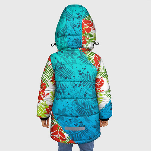 Зимняя куртка для девочки Rainbow Six: Sunsplash Pack / 3D-Красный – фото 4