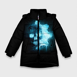 Куртка зимняя для девочки Gears of War: Death Shadow, цвет: 3D-черный
